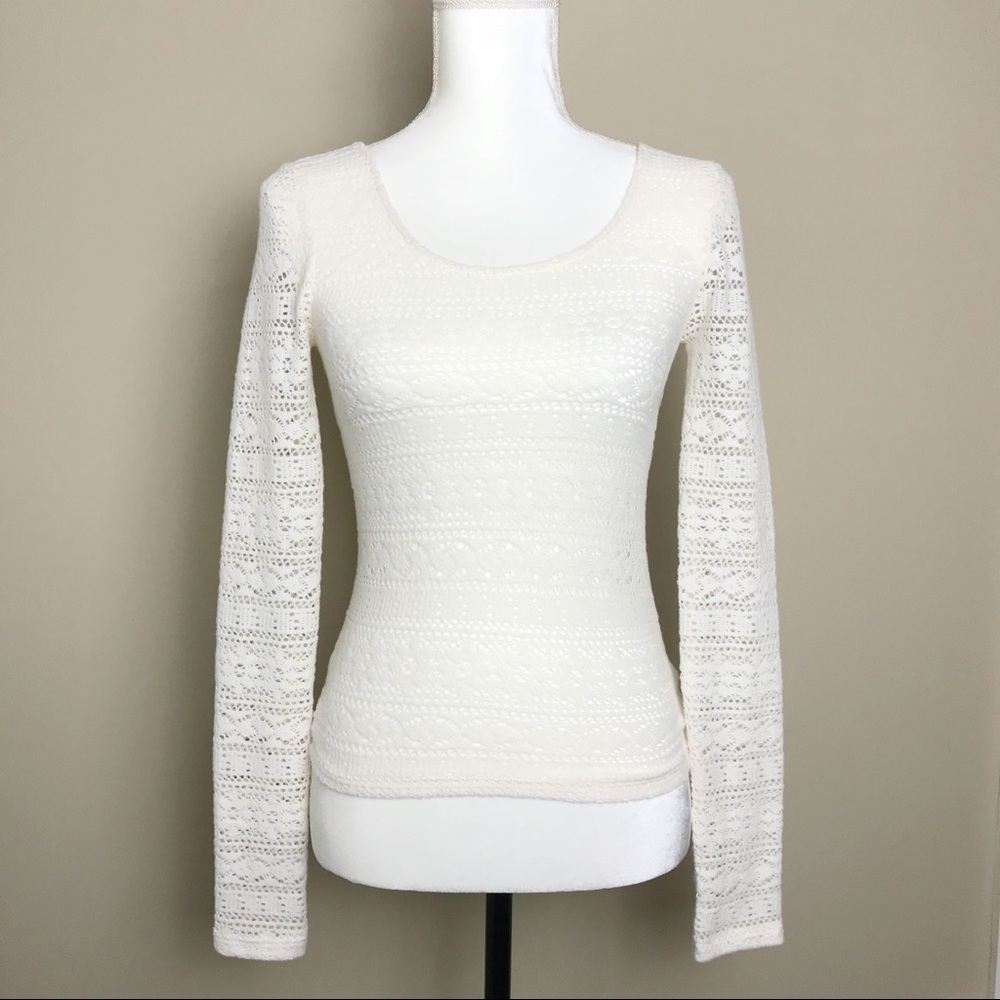 🆕 American Eagle Crochet Lace Top NWT